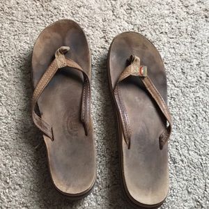 Rainbow leather sandals size 7.5